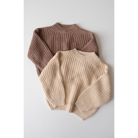 70%OFF 2yラスト1点 Façade NUAGE KNITTED SWEATER - WHEAT MIX