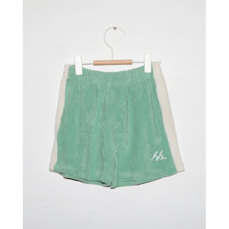 SUMMER & STORM TERRY PANEL SHORT - GREEN