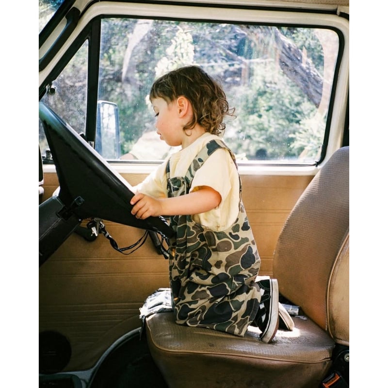 Shiiii ZIGGY ZAZA サロペ3-5y ZIGGY ZAZA cassius overalls camo(18-24M,2-3Y,3-