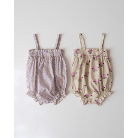 50%OFF 12-18mラスト1点 We are Kids Barboteuse Poppy Allover Amor