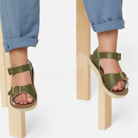 Salt-Water SANDALS SURFER Olive(CH5(13cm)CH9(16cm)CH10(17cm)YTH1(21cm))