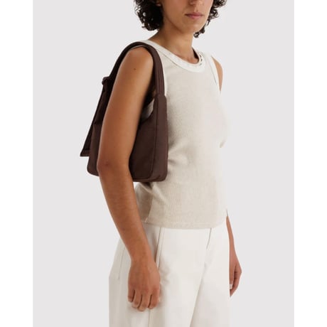 BAGGU Mini Nylon Shoulder Bag Coffee