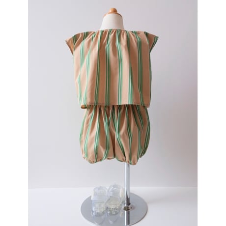 70%OFF KOTER JULES ROMPER BEIGE STRIPE(18-24m,2-3y)