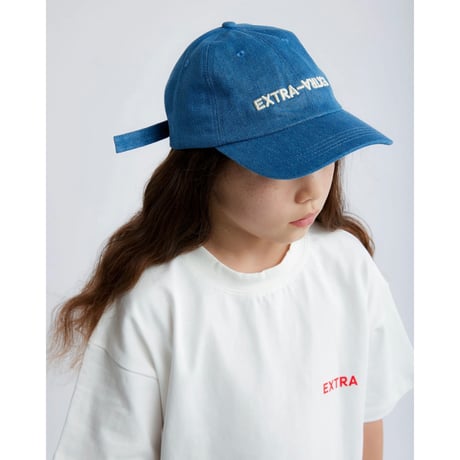 50%OFF EXTRA-EXTRA Logo Cap Denim