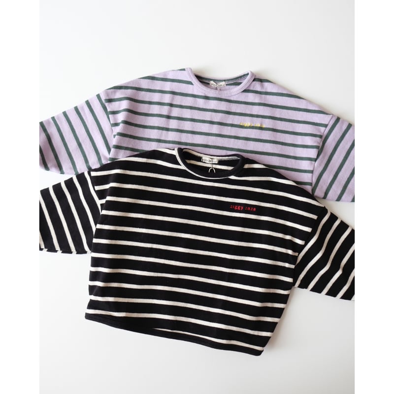 ZIGGY ZAZA row row pullover jet stripe(2-3Y,3-4