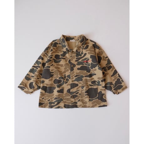 2-3Yラスト1点 ZIGGY ZAZA troop drill jacket dune camo