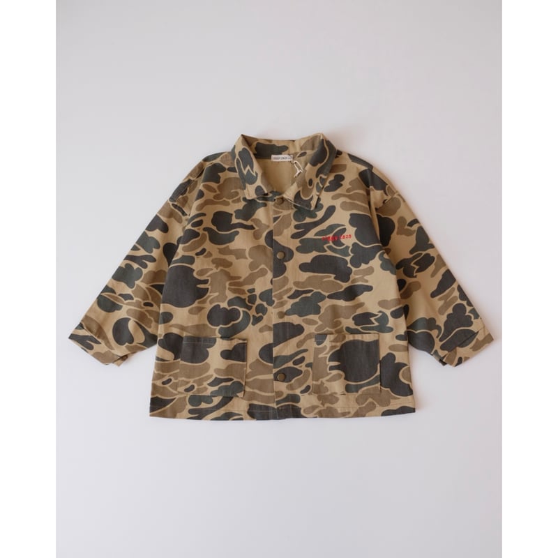 ZIGGY ZAZA troop drill jacket dune camo(2-3Y,3-