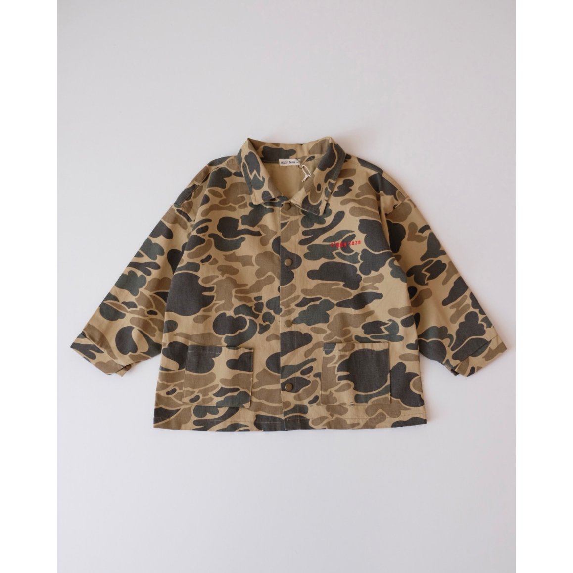 ZIGGY ZAZA troop drill jacket dune camo(2-3Y,3-