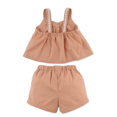 50%OFF Gingersnaps BABY GIRLS NERY SHORTS SET WITH DAISY LACE TRIMS(18M,3Y)