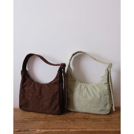 BAGGU Mini Nylon Shoulder Bag Coffee