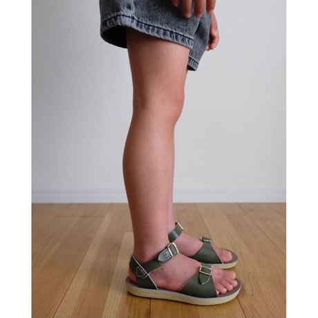Salt-Water SANDALS SURFER Olive(CH5(13cm)CH9(16cm)CH10(17cm)YTH1(21cm))