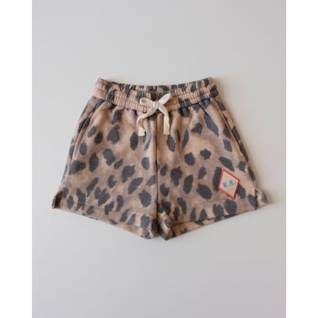 18-24Mラスト1点 EXTRA-EXTRA Terry Shorts Leopard