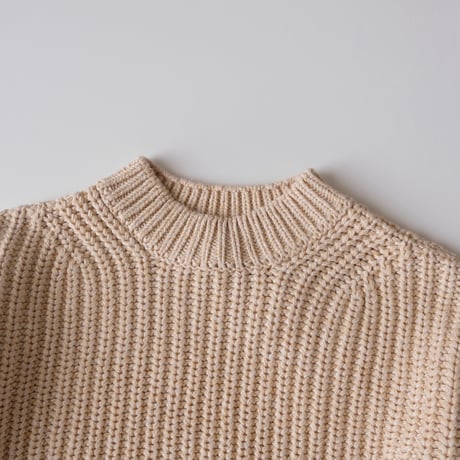 70%OFF 2yラスト1点 Façade NUAGE KNITTED SWEATER - WHEAT MIX
