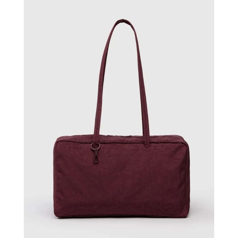 BAGGU Medium Nylon Bowler Bag Mahogany | UNO ba