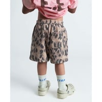 30%OFF 18-24Mラスト1点 EXTRA-EXTRA Terry Shorts Leopard