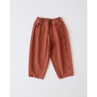 50%OFF 4-5yラスト1点 KOTER MANU KIDS OVERDYE DENIM BARREL-LEG JEANST Fusion Coral