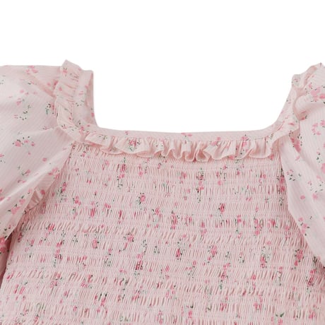 40%OFF 4Yラスト1点 Gingersnaps Priscilla Smocked Top with Puff Sleeves
