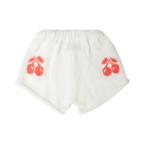 70%OFF Tocoto Vintage CHERRIES JACQUARD KNIT SHORTS OFF WHITE(9M,12M,18M,2Y)