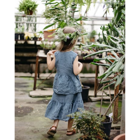 50%OFF LA PETITE ALICE Linen Skirt Amie(92-98,98-104)