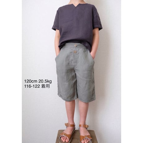 50%OFF LA PETITE ALICE Linen Shorts Flynn(92-98,116-122,122-128)