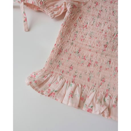 40%OFF 4Yラスト1点 Gingersnaps Priscilla Smocked Top with Puff Sleeves