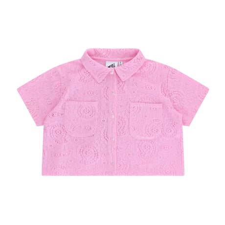 70%OFF 104-110ラスト1点 COS I SAID SO LACE CROCHET SHIRT