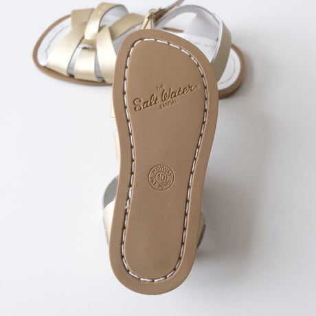 CH5(13cm)ラスト1点 Salt-Water SANDALS ORIGINAL Gold