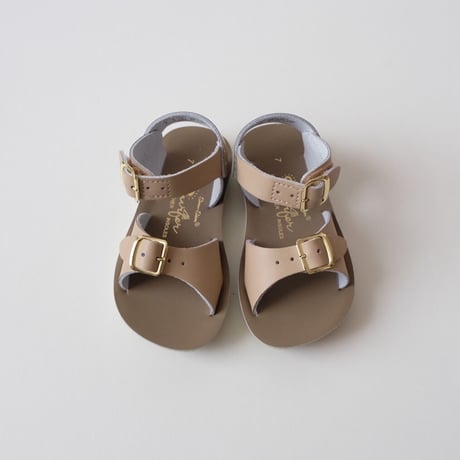 Salt-Water SANDALS SURFER Latte(CH6(14cm)CH7(15cm)CH11(18cm)CH12(19cm))