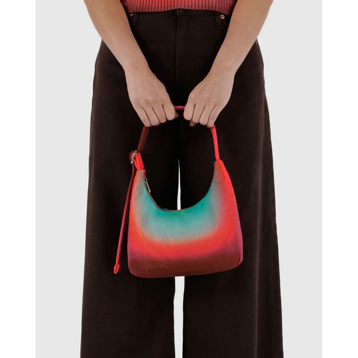 BAGGU×Julia Heuer Mini Nylon Shoulder Bag Rain  