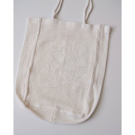 Nananita ROSE CROCHET BAG - DOVE