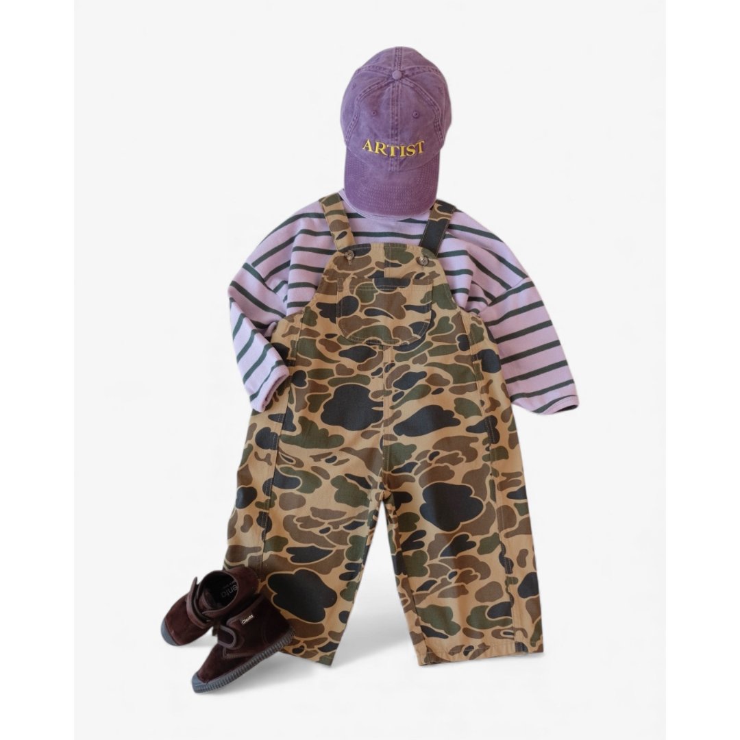ZIGGY ZAZA cassius overalls camo(18-24M,2-3Y) |