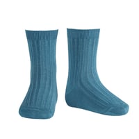 70%FF Condor Rib Short Socks Ocean(453)(2(11.5-13.5cm))
