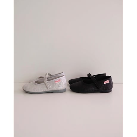 25(15cm)ラスト1点 Cienta ONE STRAP BALLET SHOES black 96013