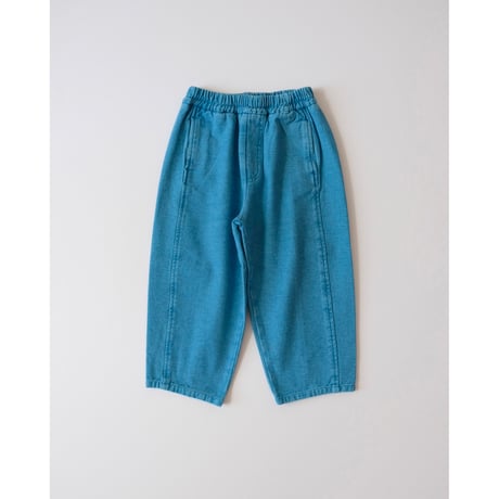50%OFF 8-9yラスト1点 KOTER MANU KIDS OVERDYE DENIM BARREL-LEG JEANST Blue mist