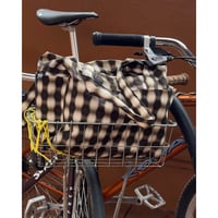 BAGGU Everyday Cloud Bag Blurred Gingham Brown