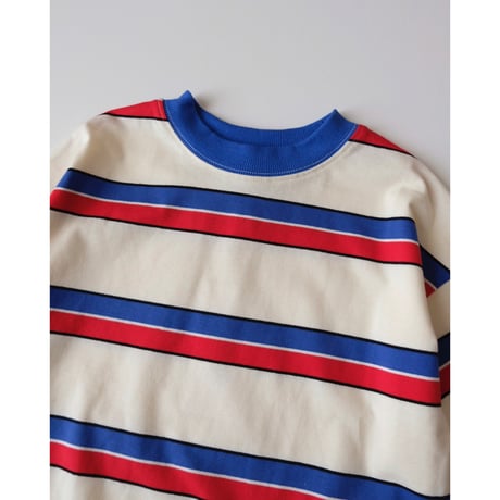 4yラスト1点 Twin Collective Brunswick Long Sleeve Ringer Tee -Red/Blue