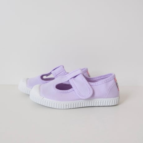 Cienta T STRAP SHOES lila/dyed 77(21(12.5cm)～24(14.5cm))