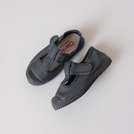 Cienta T STRAP SHOES antracita/dyed N77997(21(12.5cm)22(13cm)23(14cm)30(18.5cm)32(20cm))