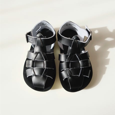 Salt-Water SANDALS SHARK Black(CH7(15cm)～CH12(19cm))