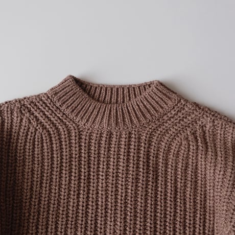 70%OFF Façade NUAGE KNITTED SWEATER - BROWN MIX(2y.3y)