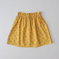 80%OFF THE ANIMALS OBSERVATORY Yellow Flowers Kitten Skirt(4Y,12Y)