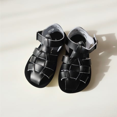 Salt-Water SANDALS SHARK Black(CH6(14cm)～ CH9(16cm))