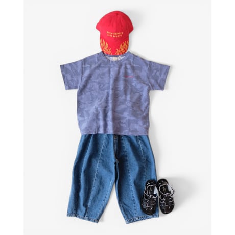 ZIGGY ZAZA ttroop camo tee | blue(2-3Y,3-5Y)