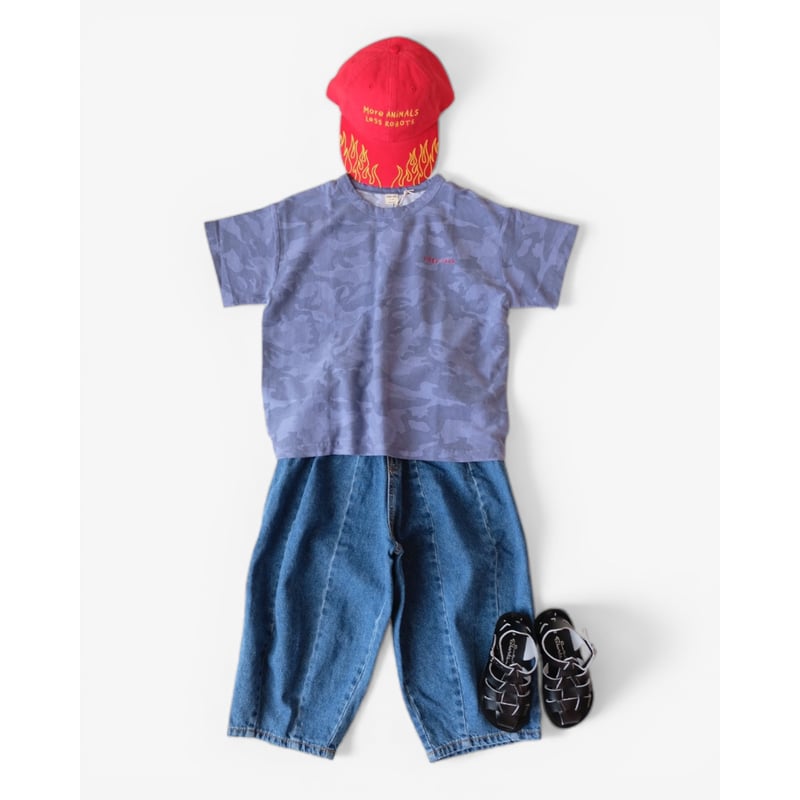 ZIGGY ZAZA ttroop camo tee | blue(2-3Y,3-5Y) |