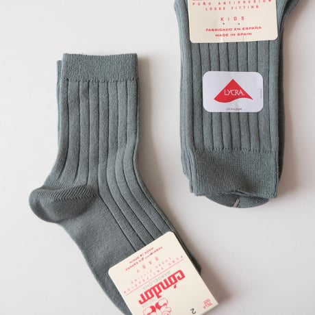 50%FF Condor Rib Short Socks Verde Liquen(761)(2(11.5-13.5cm)4(14.5-16cm)10(23cm〜24.5cm))