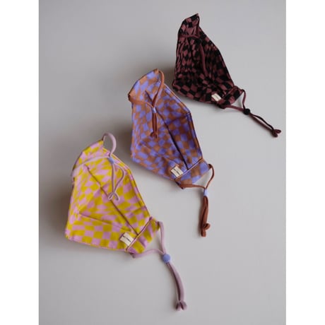 70%OFF BAGGU KIDS FABRIC MASK SET LOOP TRIPPY CHECKERS