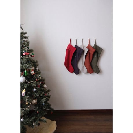 50%OFF LA PETITE ALICE Christmas Stocking with SilverSnowflake Large(全2色)