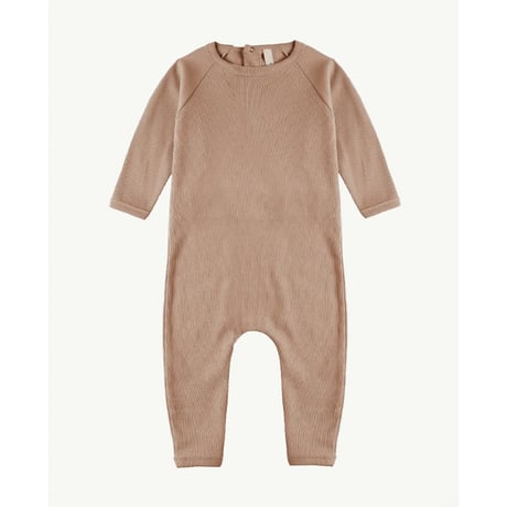 SUMMER & STORM BACK SNAP ROMPER - TAN