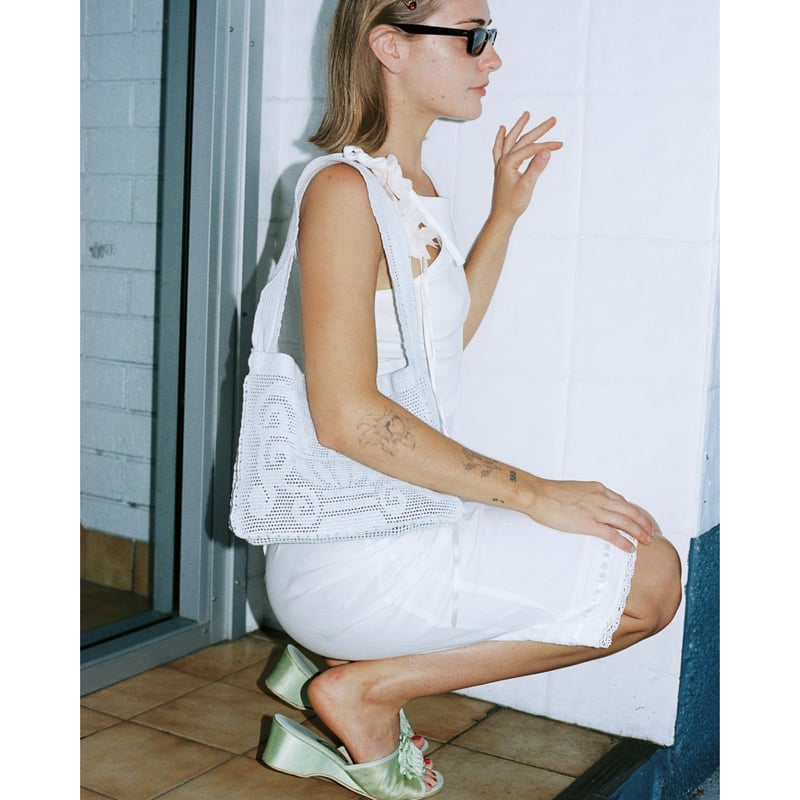 Nananita FOUNTAIN CROCHET BAG - AIR | UNO babewear