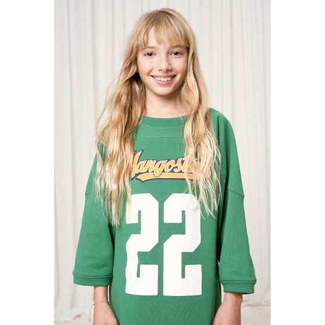 70%OFF 2yラスト1点 MAISON MANGOSTAN MANGOSTAN TEAM DRESS GREEN